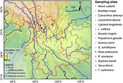 Determinants of Genetic Structure in a Highly Heterogeneous Landscape in Southwest China